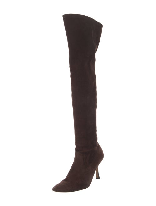 Manolo Blahnik Suede Boots