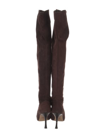 Manolo Blahnik Suede Boots