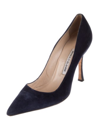 Manolo Blahnik Suede Pumps
