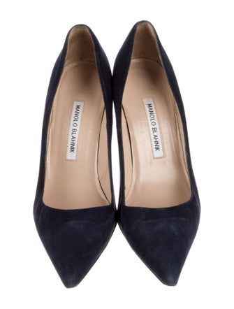 Manolo Blahnik Suede Pumps