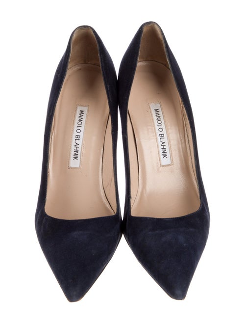 Manolo Blahnik Suede Pumps