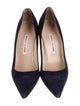 Manolo Blahnik Suede Pumps