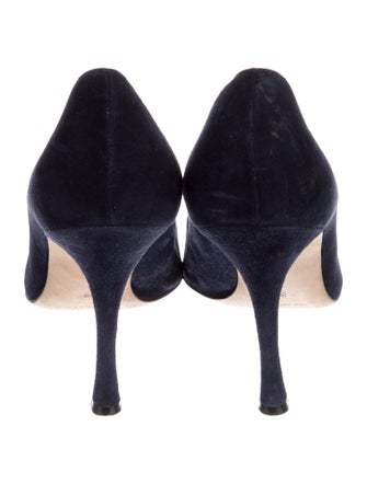 Manolo Blahnik Suede Pumps