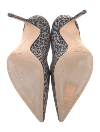 Manolo Blahnik Animal Print Pumps