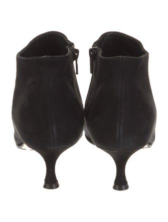 Manolo Blahnik Suede Boots