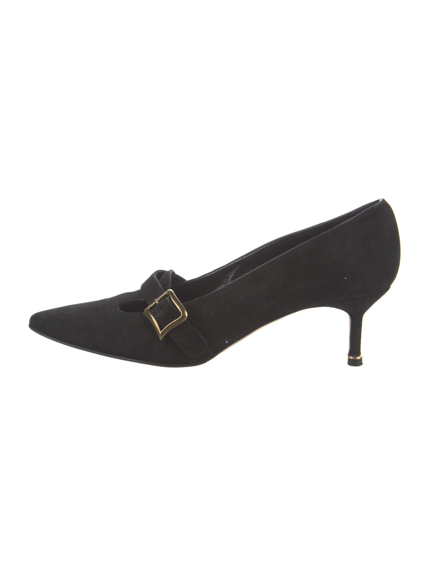 Manolo Blahnik Suede Pumps
