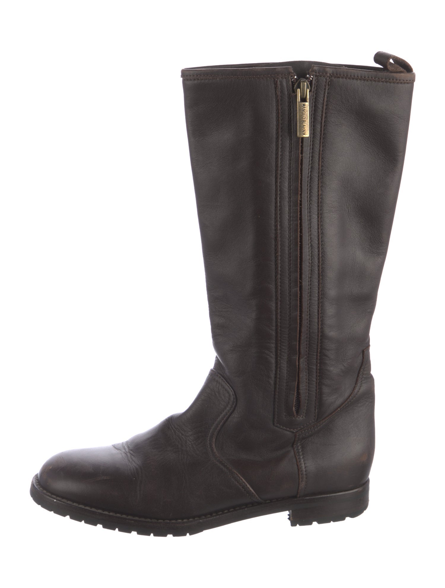 Manolo Blahnik Leather Boots