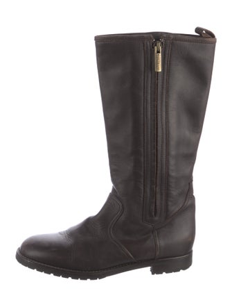 Manolo Blahnik Leather Boots
