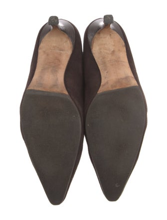 Manolo Blahnik Suede Sock Boots