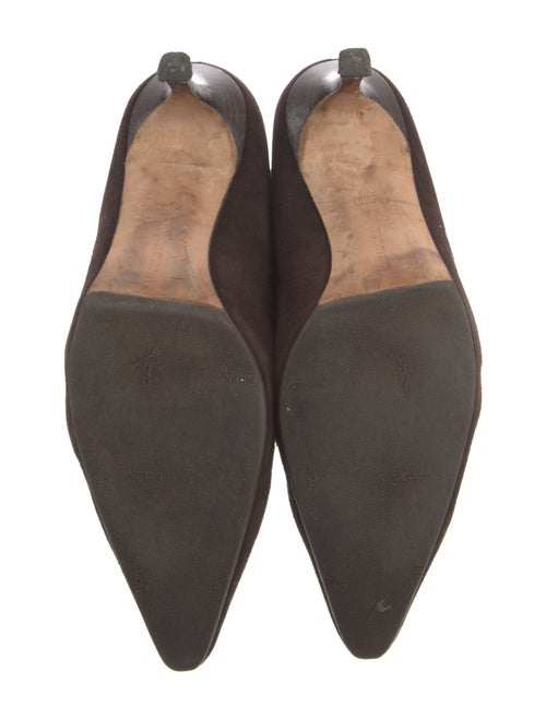 Manolo Blahnik Suede Sock Boots