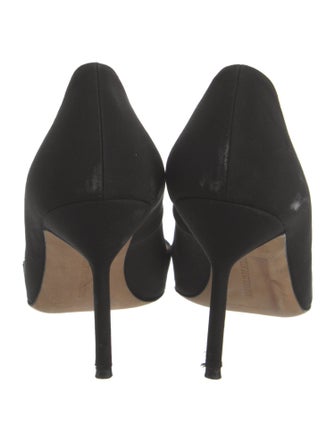 Manolo Blahnik Satin Pumps