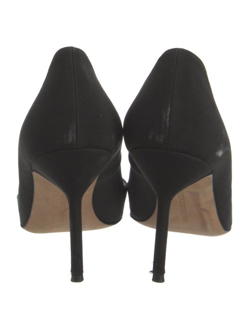 Manolo Blahnik Satin Pumps