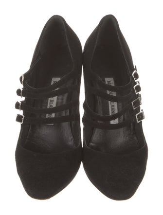 Manolo Blahnik Suede Pumps