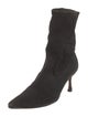 Manolo Blahnik Suede Sock Boots