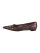 Manolo Blahnik Sequins Animal Print Flats