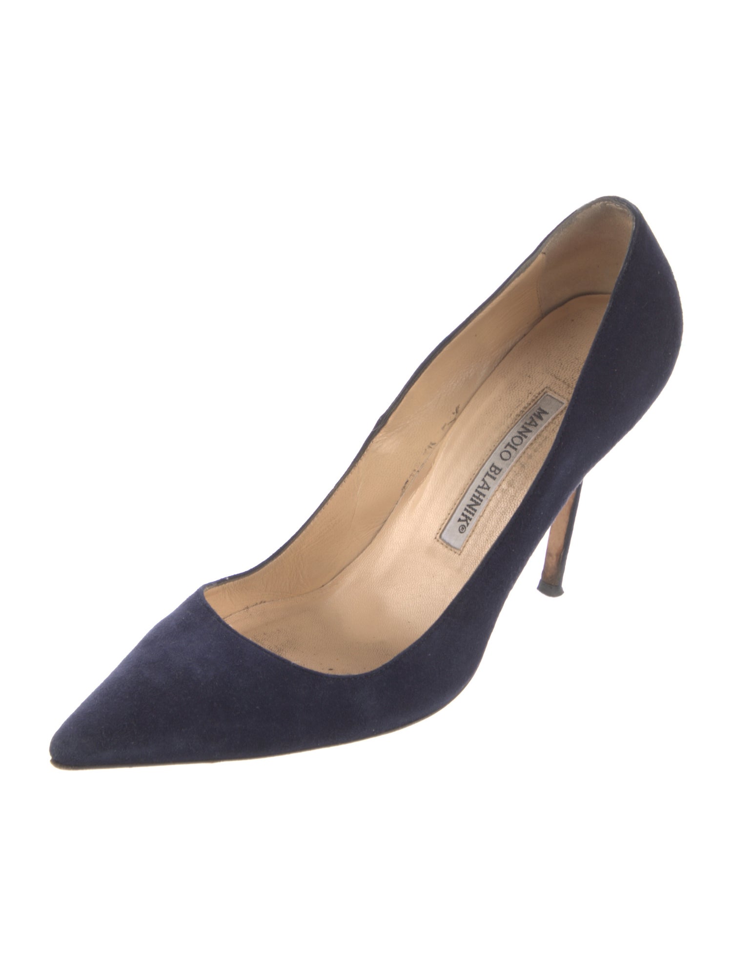 Manolo Blahnik Suede Pumps