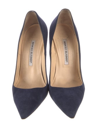 Manolo Blahnik Suede Pumps