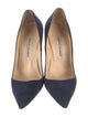 Manolo Blahnik Suede Pumps