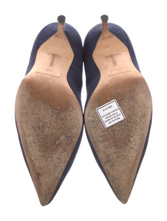 Manolo Blahnik Suede Pumps
