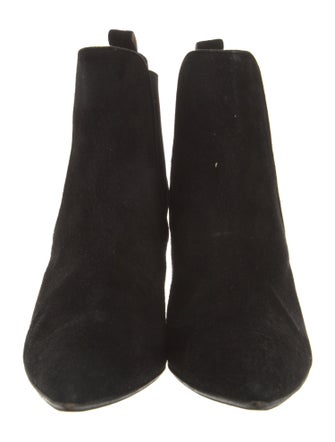 Manolo Blahnik Suede Chelsea Boots