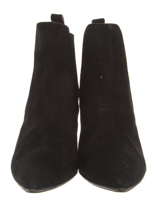 Manolo Blahnik Suede Chelsea Boots