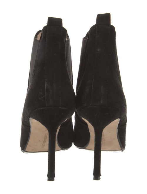 Manolo Blahnik Suede Chelsea Boots