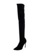 Manolo Blahnik Suede Sock Boots