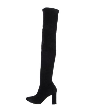 Manolo Blahnik Suede Sock Boots