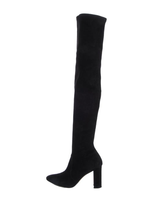 Manolo Blahnik Suede Sock Boots