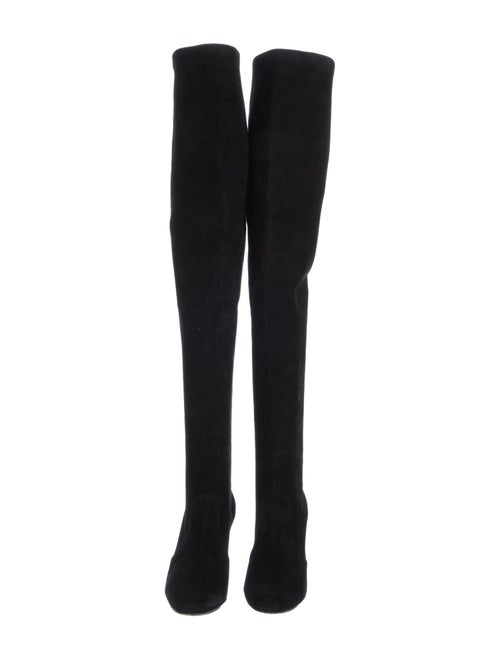 Manolo Blahnik Suede Sock Boots