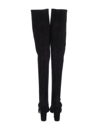 Manolo Blahnik Suede Sock Boots