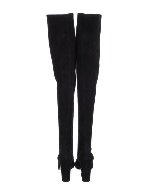 Manolo Blahnik Suede Sock Boots