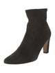 Manolo Blahnik Suede Sock Boots