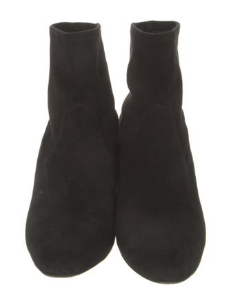 Manolo Blahnik Suede Sock Boots
