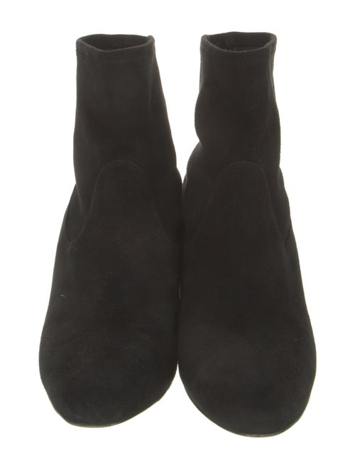 Manolo Blahnik Suede Sock Boots