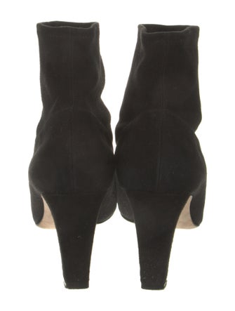 Manolo Blahnik Suede Sock Boots