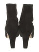 Manolo Blahnik Suede Sock Boots