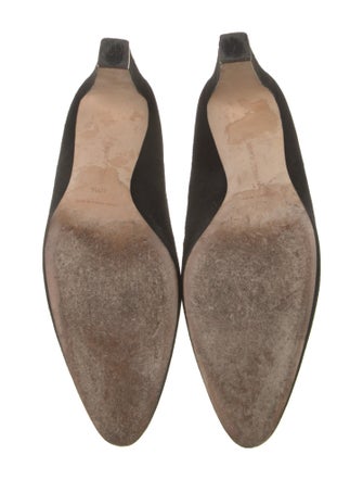 Manolo Blahnik Suede Sock Boots