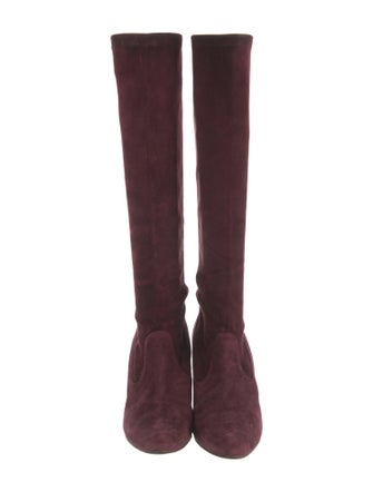 Manolo Blahnik Suede Boots