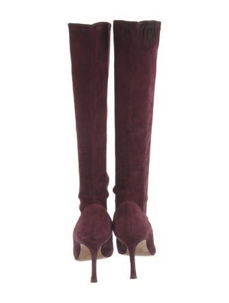 Manolo Blahnik Suede Boots