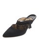 Manolo Blahnik Beaded Accents Mules