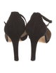 Manolo Blahnik Suede T-Strap Pumps