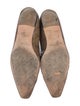 Manolo Blahnik Leather Animal Print Flats