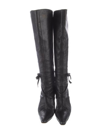 Manolo Blahnik Leather Boots