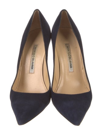 Manolo Blahnik Suede Pumps