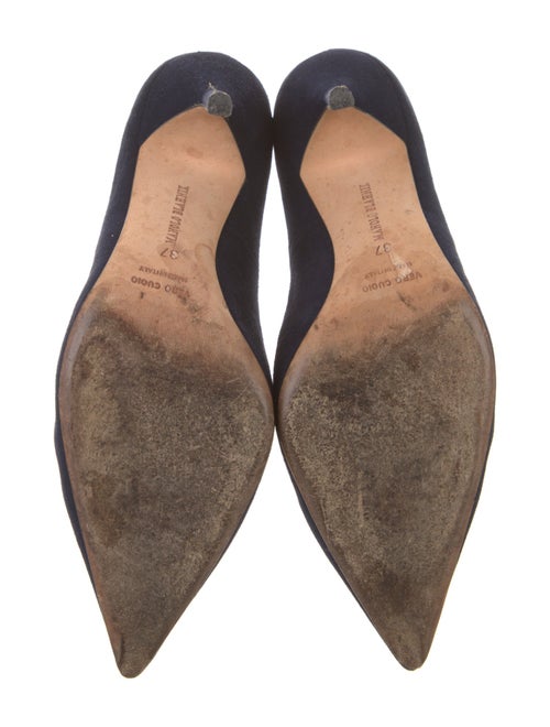 Manolo Blahnik Suede Pumps