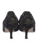 Manolo Blahnik Floral Print Pumps