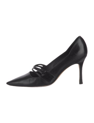 Manolo Blahnik Pumps Leather Us7.5, It37.5 | 7.5