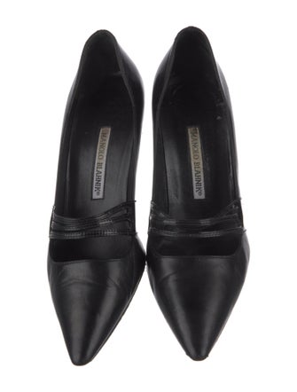 Manolo Blahnik Leather Pumps