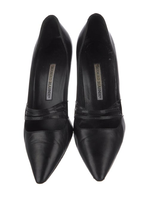 Manolo Blahnik Leather Pumps